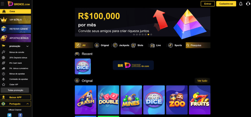 Casas de aposta com bonus